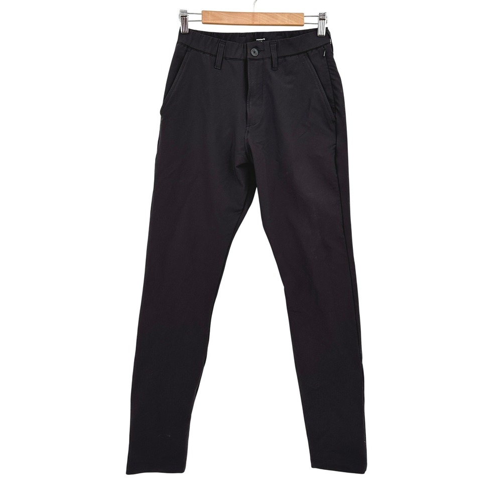 Rapha Loopback Trousers Contemporary Fit Black Cycling Commuter Pants 28W 32L